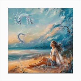 Dreaming Of A Dragon Canvas Print