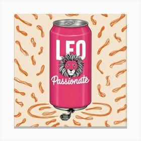 Leo Passionate 3 Canvas Print