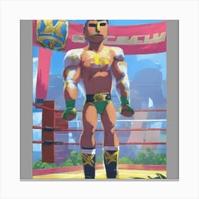 Wwe Wrestlemania X Canvas Print