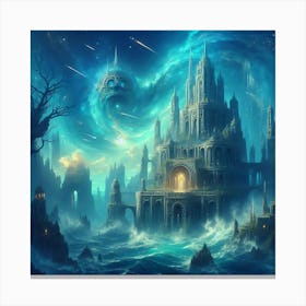 Underwater Palace 1 Canvas Print