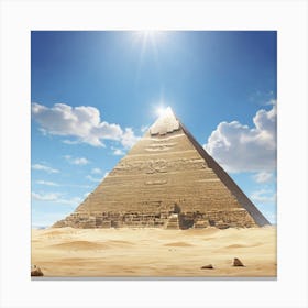 Pyramid Of Giza Canvas Print