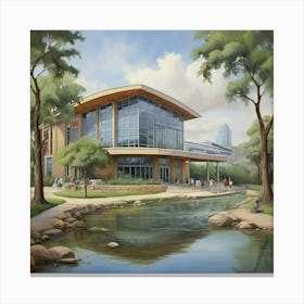 San Antonio Botanical Garden Canvas Print