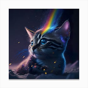 Cat Galaxy (40) Canvas Print