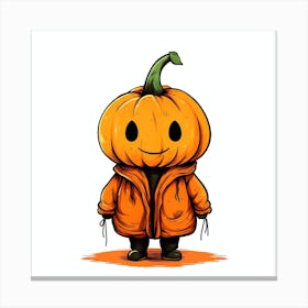 Halloween Pumpkin Canvas Print