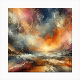 Abstract Horizons 32 Canvas Print