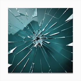Shattered Glass 5 Canvas Print
