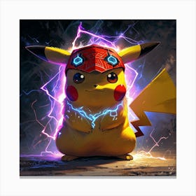 Pokemon Pikachu 9 Canvas Print