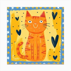 Orange Tabby Cat 14 Canvas Print