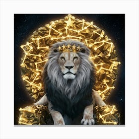 Golden Lion 2 Canvas Print