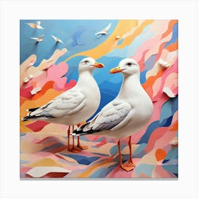 Seagulls 7 Canvas Print