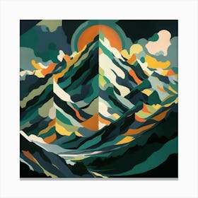 Mountain Range 1 Canvas Print