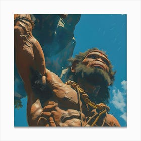 Hanuman Hindu God Canvas Print