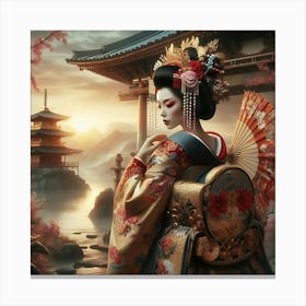 Geishaart310 Canvas Print