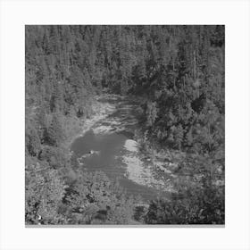 Shasta County, California, Mountain Stream By Russell Lee Canvas Print