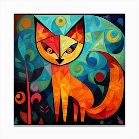 Fox Painting 1 Canvas Print