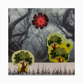 Nature on the Wall , Forest Canvas Print