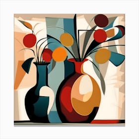 Abstract Vases Canvas Print