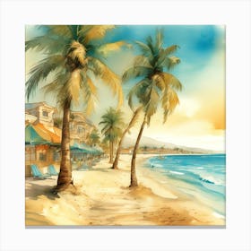 Tropical Sands Canvas Print