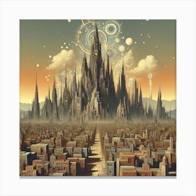 Sprawling Cityscape 6 1 Canvas Print