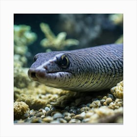 Eel fish Canvas Print