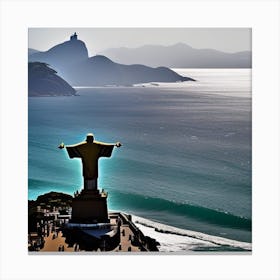 Christ The Redeemer Statue Canvas Print