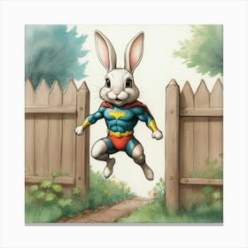 Super Bunny 6 Canvas Print