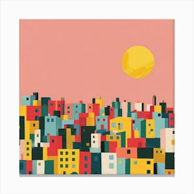 Cityscape Canvas Print 3 Canvas Print