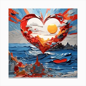 Heart Of The Ocean Canvas Print