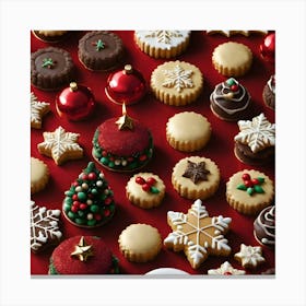 Christmas Cookies Canvas Print