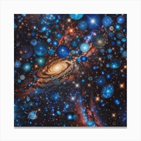 Galaxy Painting Canvas Print