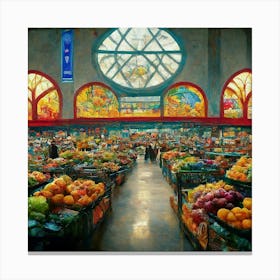 Fruit Market 1 Canvas Print