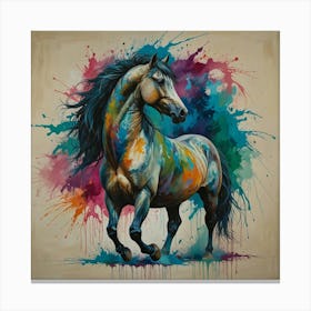 Horse Painting 1 Canvas Print