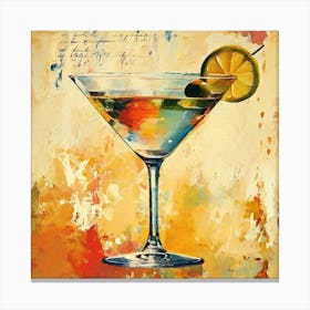 Martini 14 Canvas Print