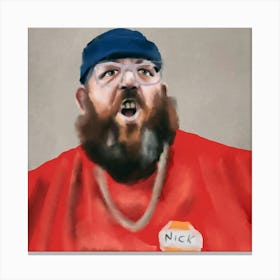 Nick Frost Canvas Print