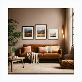 Modern Living Room 140 Canvas Print