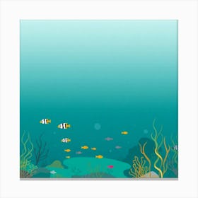 Underwater Seascape Canvas Print