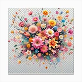 Bouquet Of Flowers 6 Canvas Print