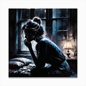 Night In The City Canvas Print