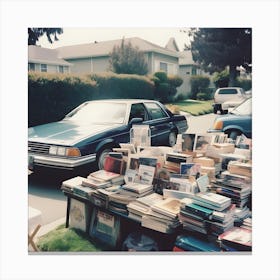 San Francisco Book Sale Canvas Print