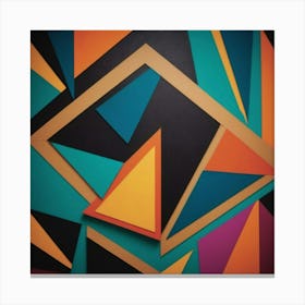 Geometric Symphony Canvas Print