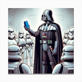Darth Vader Behold... Carbonated Beverage Star Wars Art Print Canvas Print