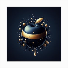 Apple with honey Canvas Print