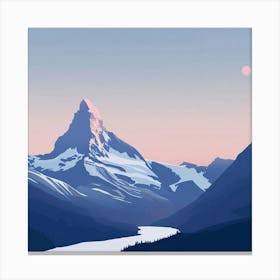 Matterhorn - Matterhorn Stock Videos & Royalty-Free Footage Canvas Print