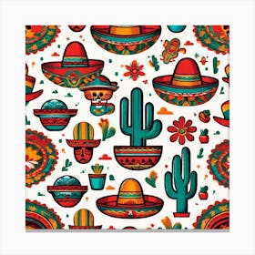 Mexican Mexican Mexican Mexican Canvas Print