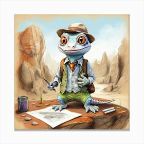 Gecko 4 Canvas Print