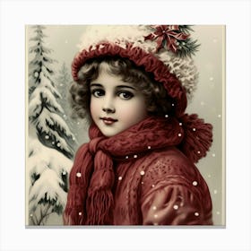 Vintage Christmas 2 1 Canvas Print