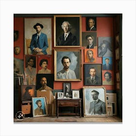 Portrait Of A Man Canvas Print