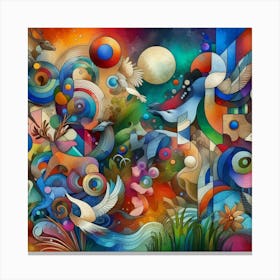 Abstract Painting 6 Canvas Print