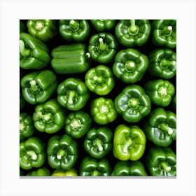 Green Peppers 3 Canvas Print