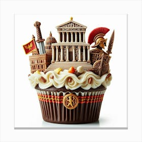 Rome Cupcake Canvas Print